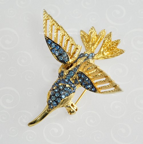 Signed Coro Trembler Brooch