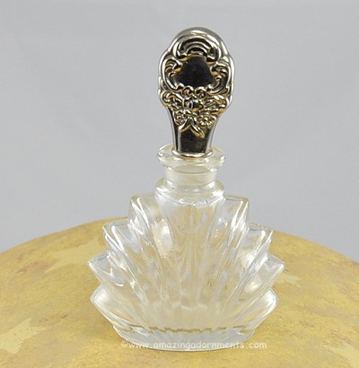 Fluted Glass Perfume Bottle