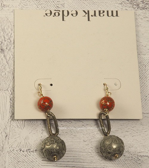 Mark Edge Ecovintage Earrings