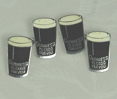 Wicked Cool Vintage GUINNESS Beer Cuff Links