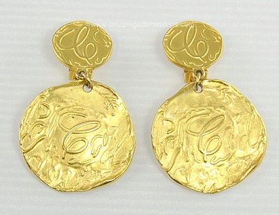 Statement Making Medallion Earrings Signed CLASSIQUES ENTIER [Nordstrom's Line]
