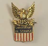 Timely CORO Sterling WWII Sweetheart Pin