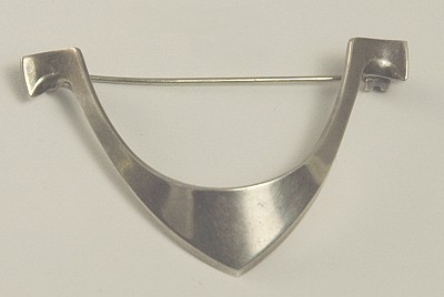 TONE VIGELAND for PLUS Norway Modernist Sterling Brooch