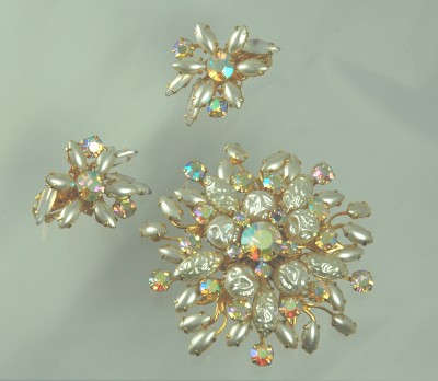 Fabulous Demi Parure Signed BEAUJEWELS