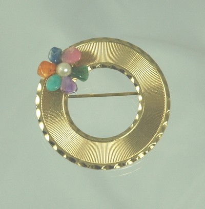 BEAUJEWELS Vintage Circle Pin/Brooch