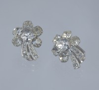 Glamorous EISENBERG ICE Clear Rhinestone Clips