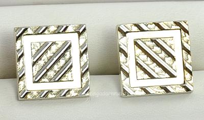 Polished Vintage Signed HENKEL and GROSSE Germany 935 Silver Cufflinks