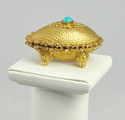 Very Special Vintage Casket Style Trinket Box Signed ROSENFELD by FLORENZA