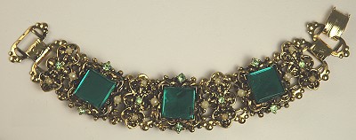 Elaborate Victorian Revival Link Bracelet