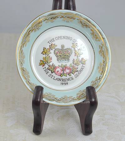 Collectable PARAGON Bone China St. Lawrence Seaway Opening Plate