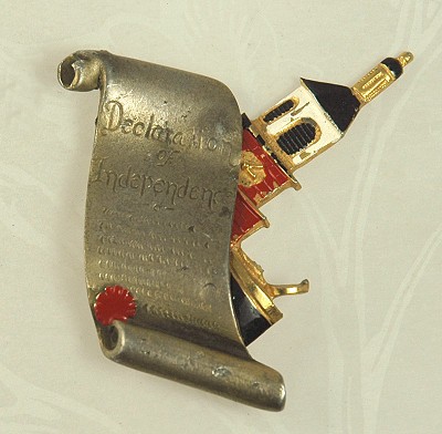 SILSON Declaration of Independence Pin/Brooch- TLC