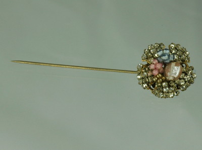 Vintage 40s MIRIAM HASKELL Lapel or Hat  Pin