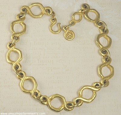 Weighty KARL LAGERFELD So Now Gold- tone Necklace
