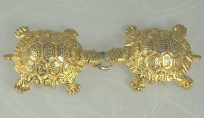 From 1974 MIMI di N Turtle Belt Buckles