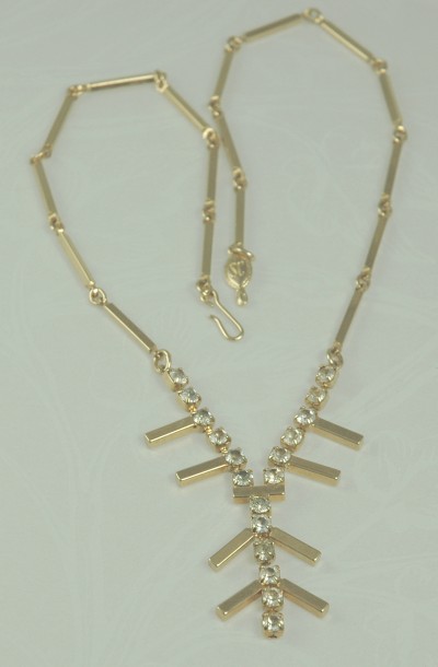 Gleaming, Drippy Rhinestone Necklace from SARAH COVENTRY