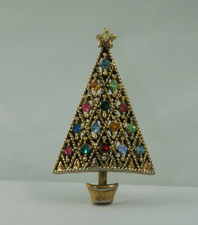 Christmas Tree Pin by HOLLYCRAFT