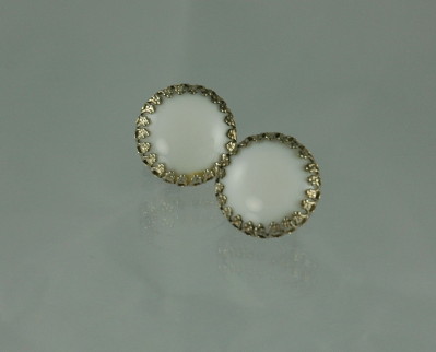 Classy Signed Miriam Haskell Clip/Screw Back Earrings