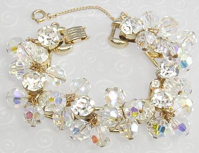 Enticing Crystal Bauble and Rhinestone Bracelet from DELIZZA & ELSTER