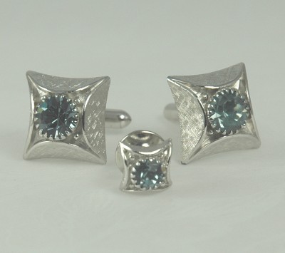 Vintage Cufflink and Tie Tack Set from SWANK