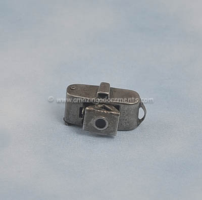 Vintage Sterling Silver Mechanical Camera Charm