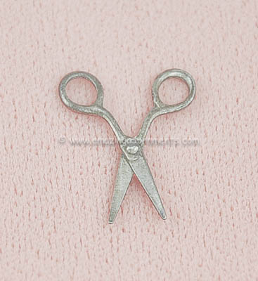 Vintage Unsigned Working Scissors Charm