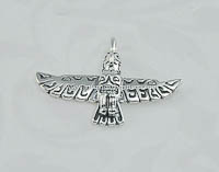 Signed Sterling Silver Thunderbird Charm or Pendant