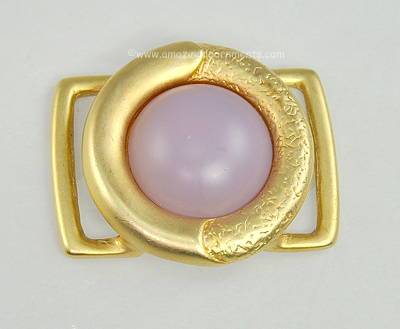 Outstanding Buckle or Slide with Huge Lavender Cabochon