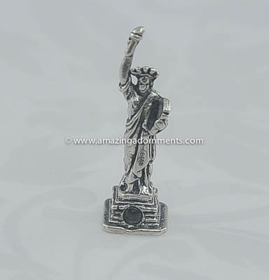 Vintage Signed BEAU Sterling Statue of Liberty Stanhope Charm