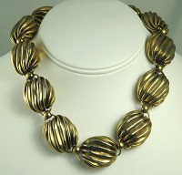 Chunky Older Gold- tone Necklace from SANDOR GOLDBERGER