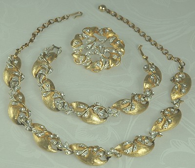 So Glam Three Piece Parure Signed BSK
