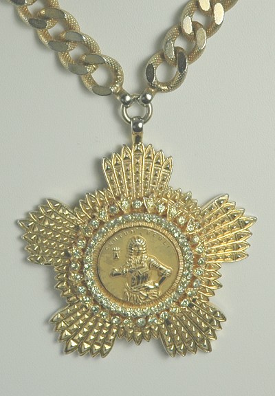 Vintage NETTIE ROSENSTEIN Medallion Necklace