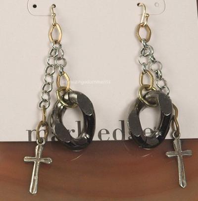 MARK EDGE ECOVINTAGE Dangle Earrings as Seen on Sherri Shepherd of THE VIEW